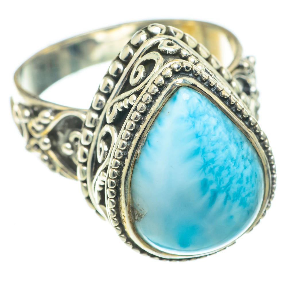 Larimar Rings handcrafted by Anasilvercos - RING63759
