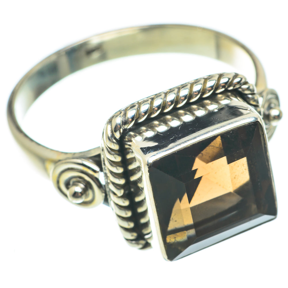 Smoky Quartz Rings handcrafted by Anasilvercos - RING63763