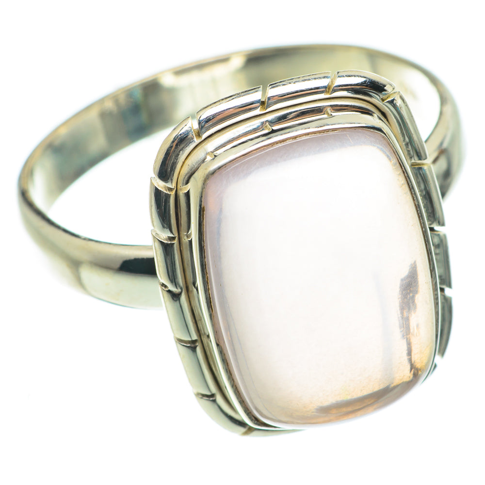 Rose Quartz Rings handcrafted by Anasilvercos - RING63766