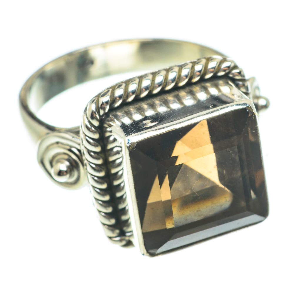 Smoky Quartz Rings handcrafted by Anasilvercos - RING63780