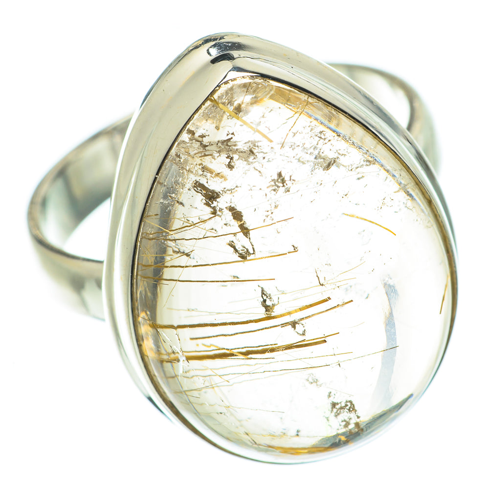 Rutilated Quartz Rings handcrafted by Anasilvercos - RING63785