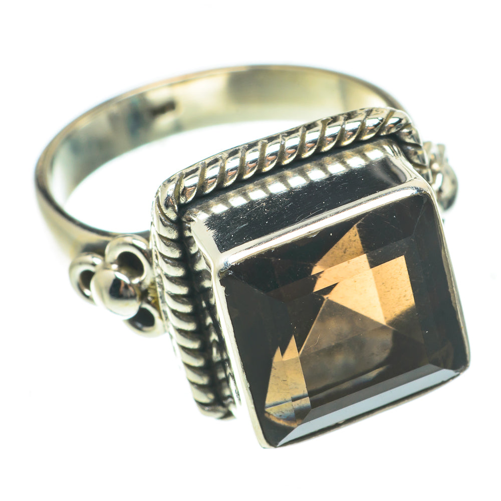 Smoky Quartz Rings handcrafted by Anasilvercos - RING63799