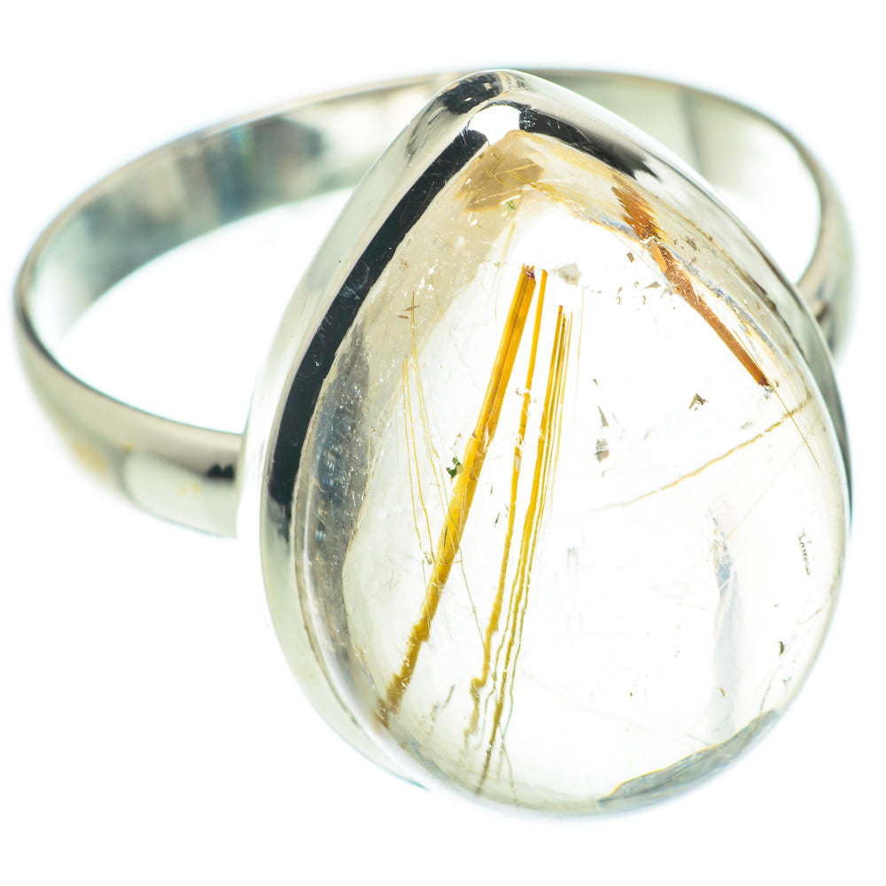 Rutilated Quartz Rings handcrafted by Anasilvercos - RING63800