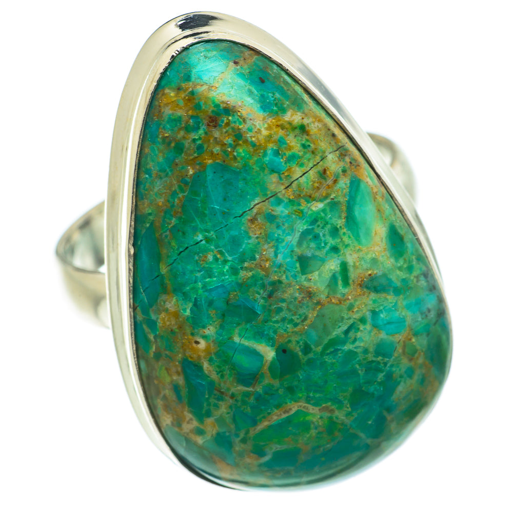Chrysocolla Rings handcrafted by Anasilvercos - RING63820