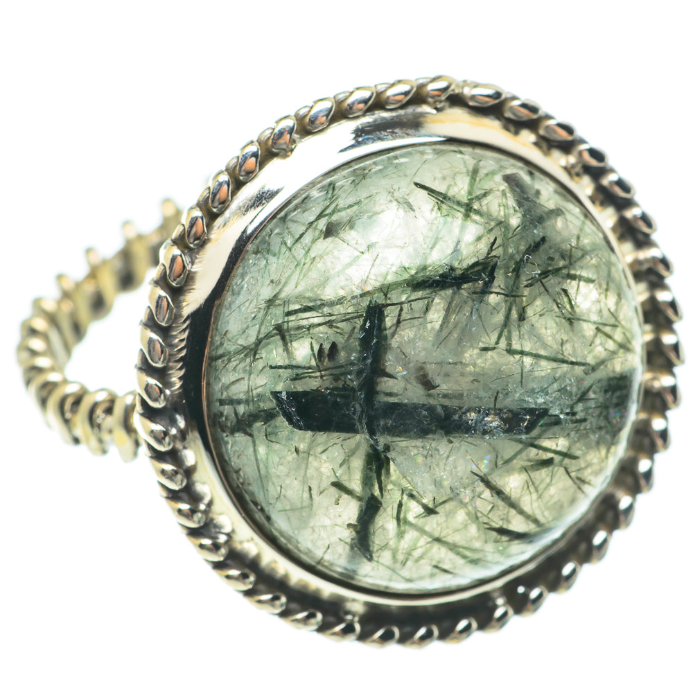 Tourmalinated Quartz Rings handcrafted by Anasilvercos - RING63837