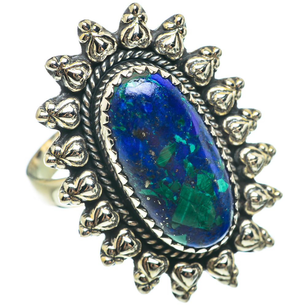 Azurite Rings handcrafted by Anasilvercos - RING63841