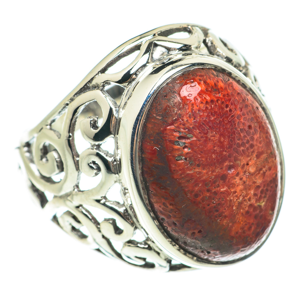 Sponge Coral Rings handcrafted by Anasilvercos - RING63852