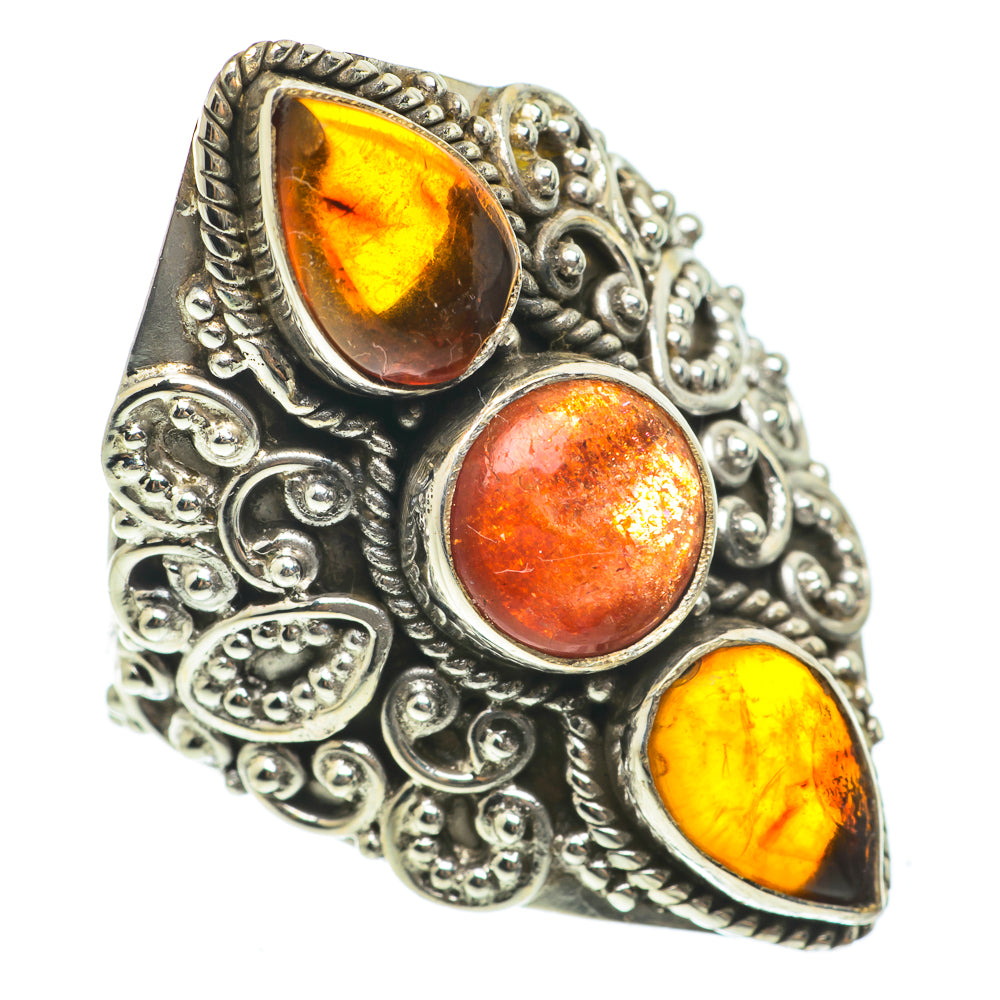 Sunstone Rings handcrafted by Anasilvercos - RING63853