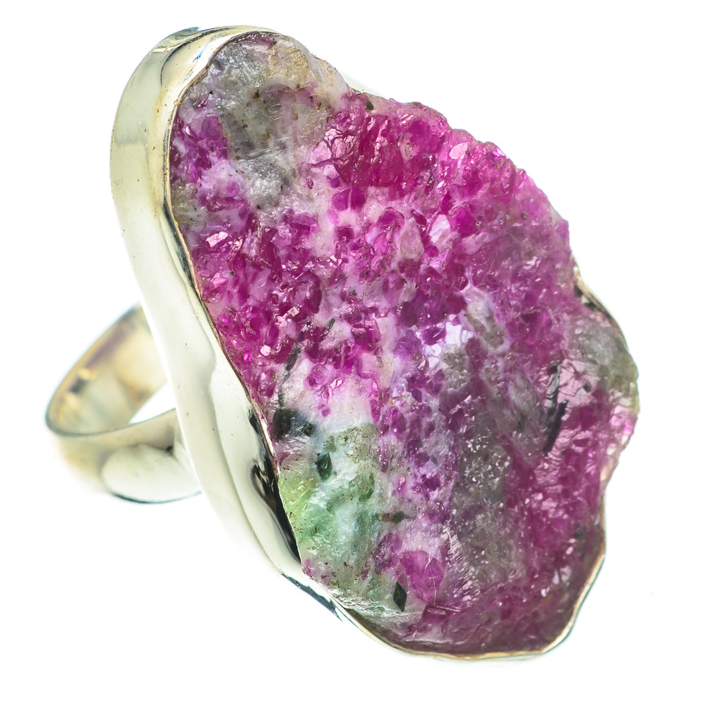 Ruby Zoisite Rings handcrafted by Anasilvercos - RING63855