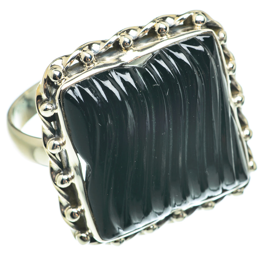 Black Onyx Rings handcrafted by Anasilvercos - RING63861