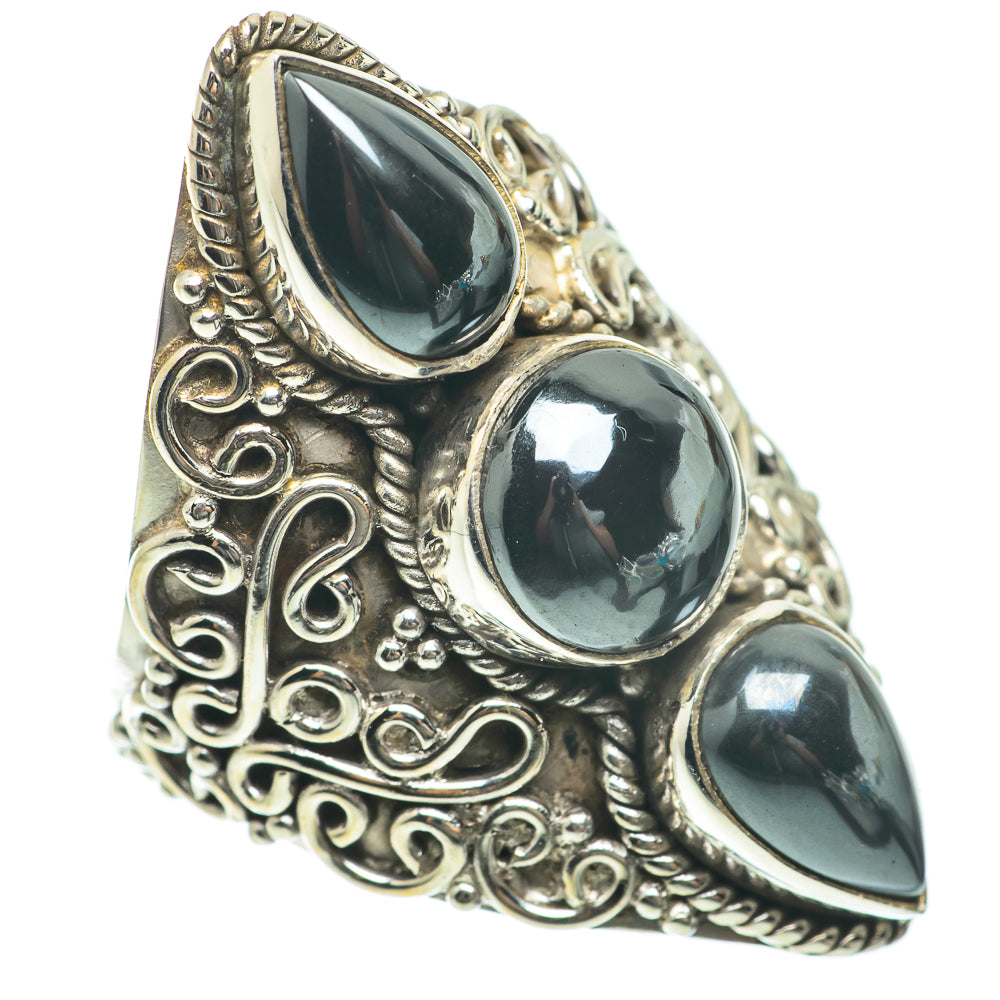 Hematite Rings handcrafted by Anasilvercos - RING63867