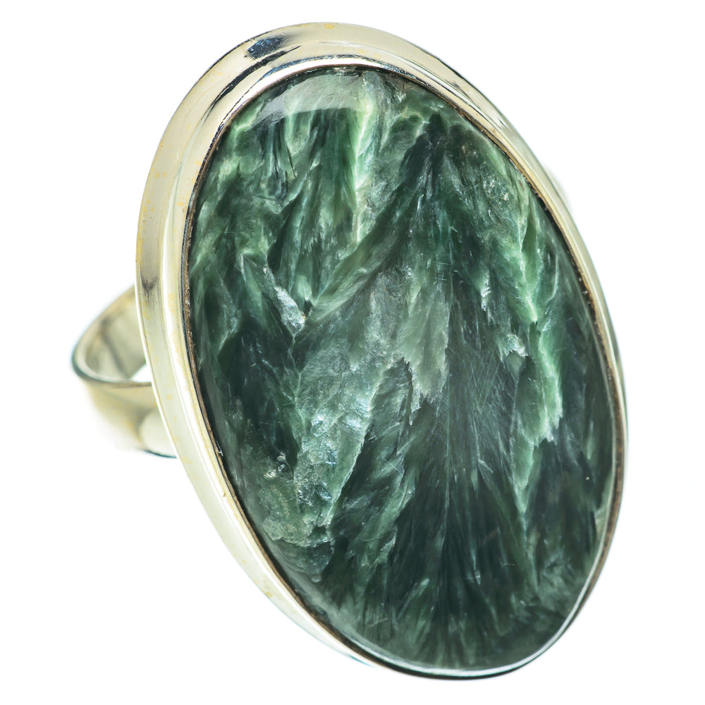 Seraphinite Rings handcrafted by Anasilvercos - RING63875