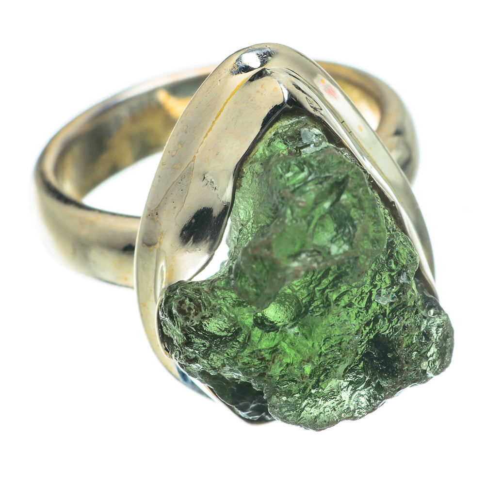 Czech Moldavite Rings handcrafted by Anasilvercos - RING63884