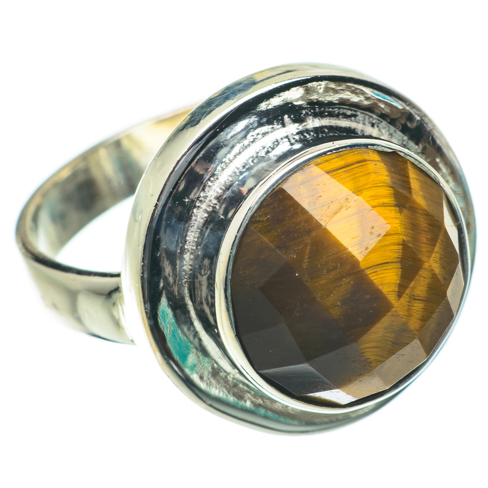 Tiger Eye Rings handcrafted by Anasilvercos - RING63887
