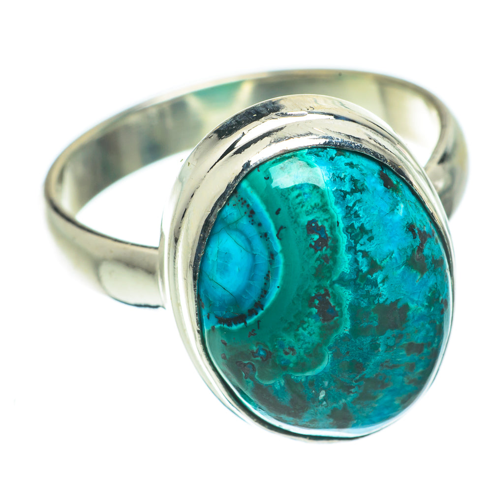 Chrysocolla Rings handcrafted by Anasilvercos - RING63902