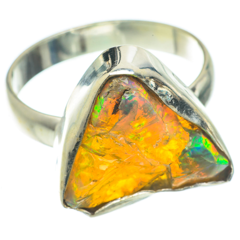 Ethiopian Opal Rings handcrafted by Anasilvercos - RING63903