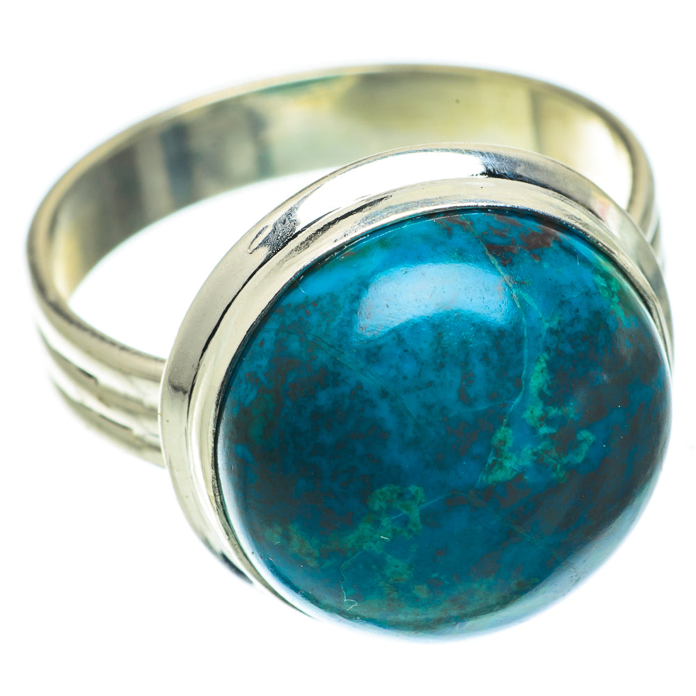 Chrysocolla Rings handcrafted by Anasilvercos - RING63909