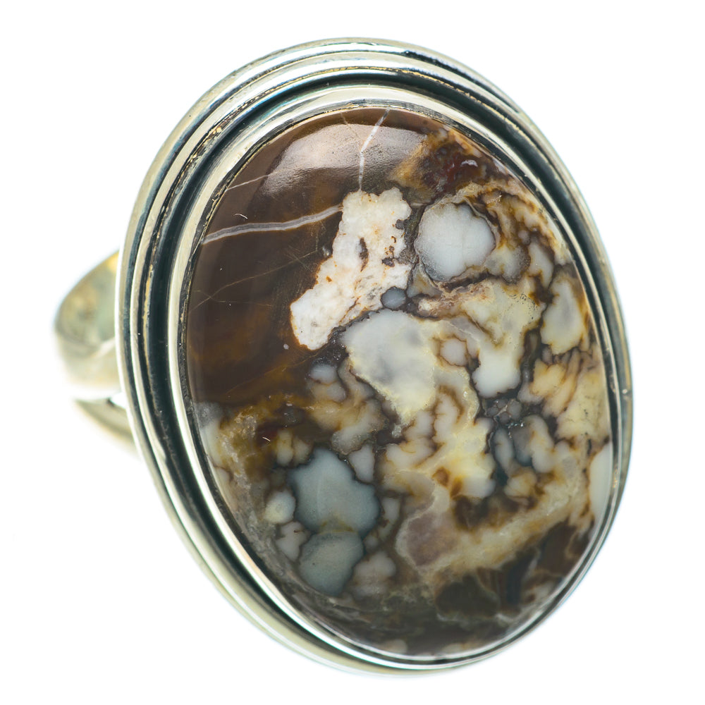 Peanut Wood Jasper Rings handcrafted by Anasilvercos - RING63913