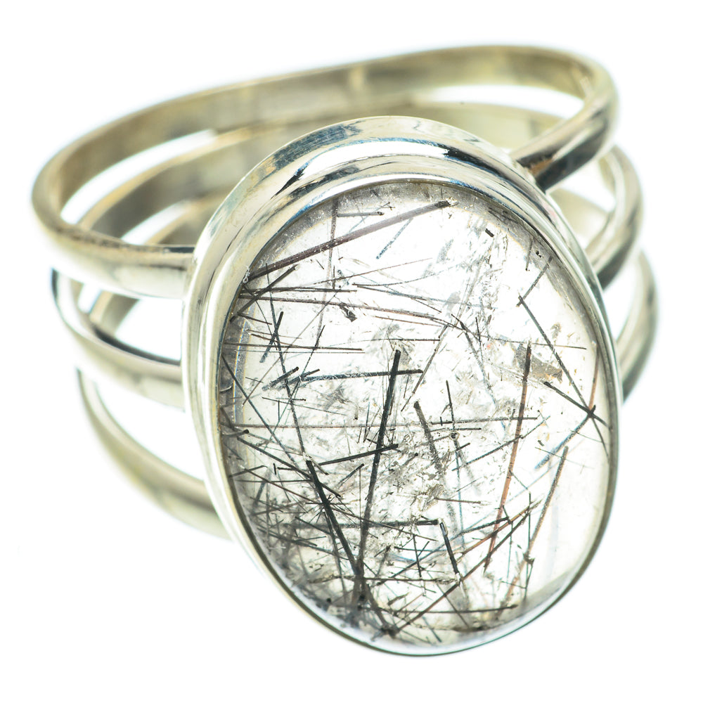 Tourmalinated Quartz Rings handcrafted by Anasilvercos - RING63922