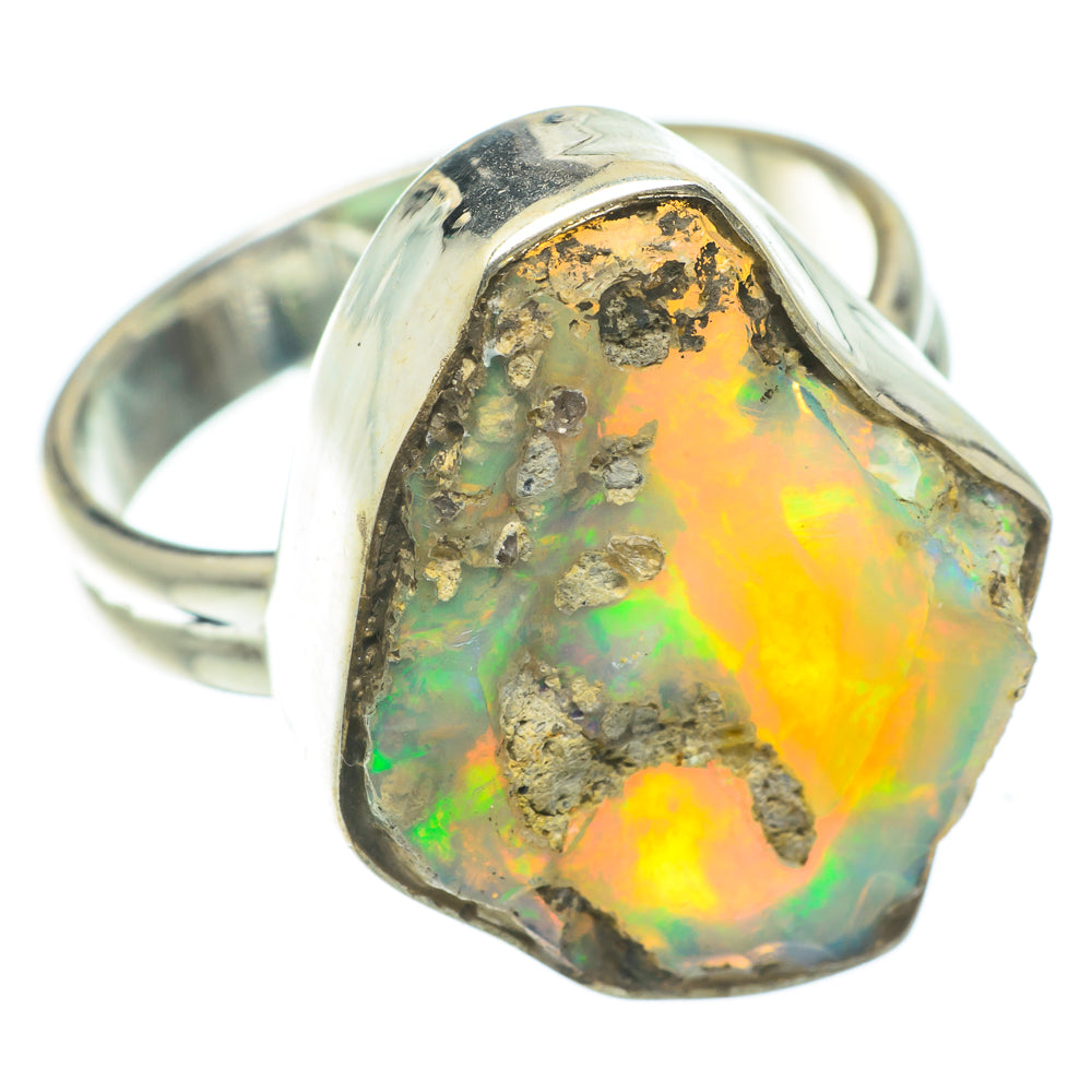 Ethiopian Opal Rings handcrafted by Anasilvercos - RING63928