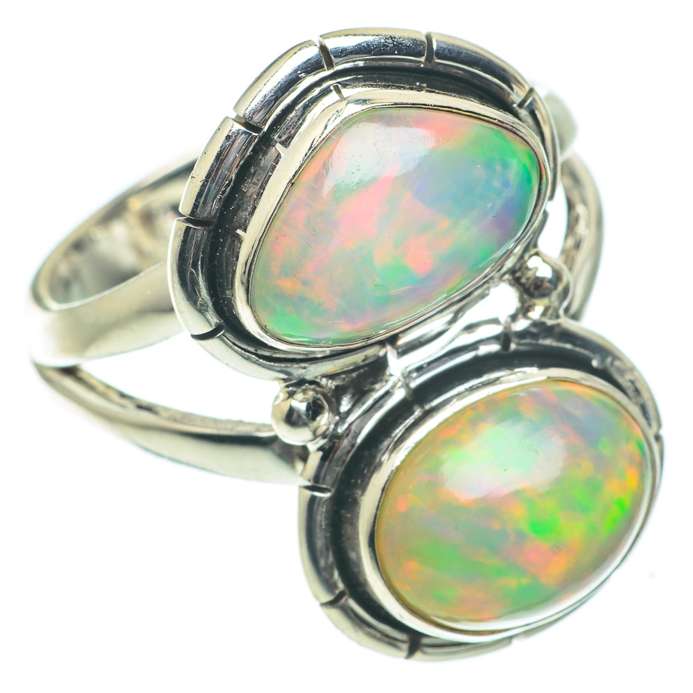 Ethiopian Opal Rings handcrafted by Anasilvercos - RING63929