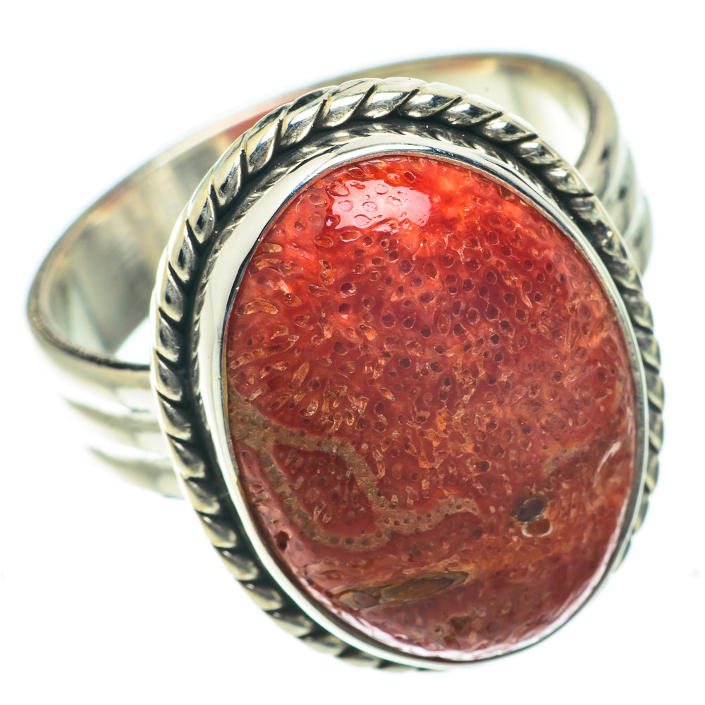 Sponge Coral Rings handcrafted by Anasilvercos - RING63939