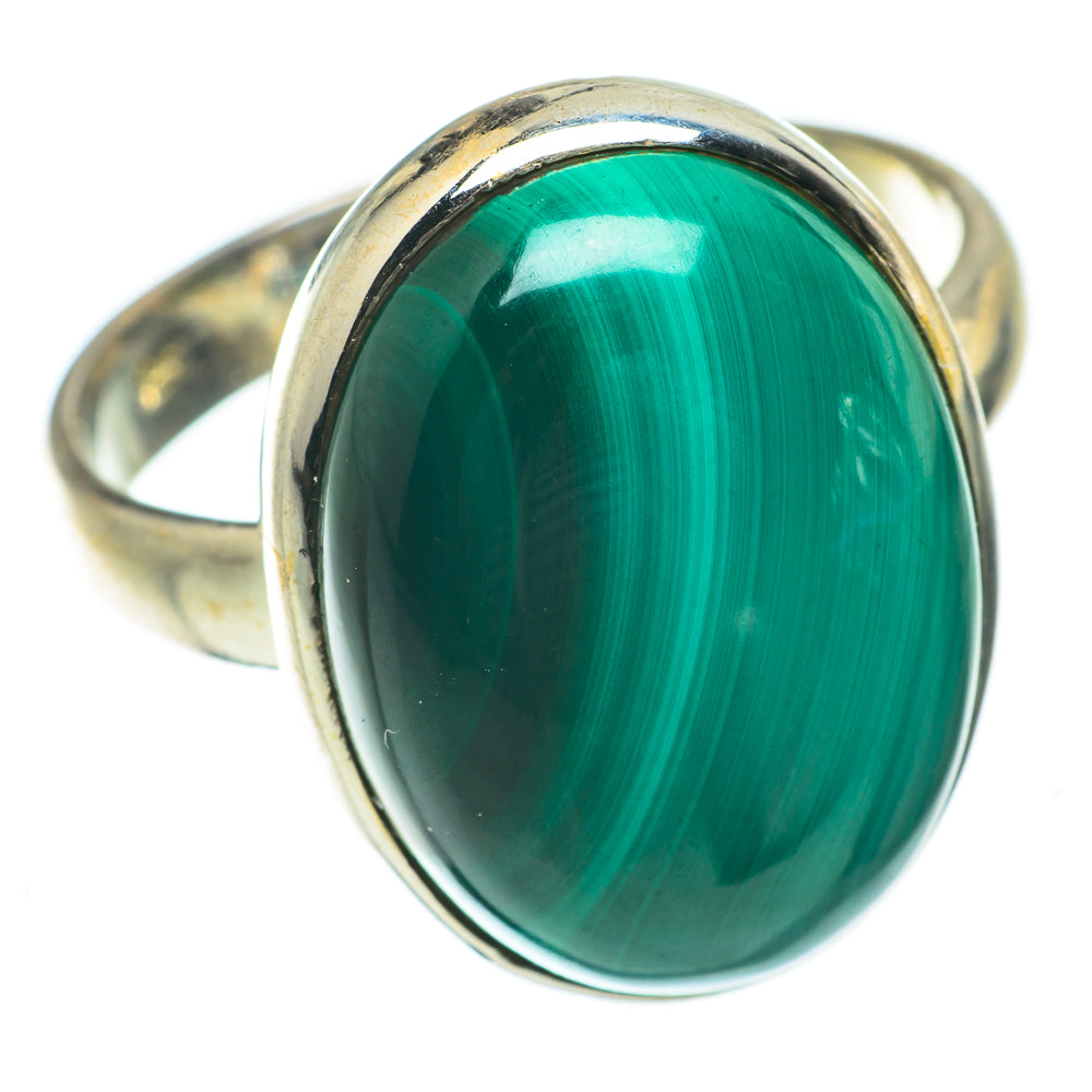 Malachite Rings handcrafted by Anasilvercos - RING63953