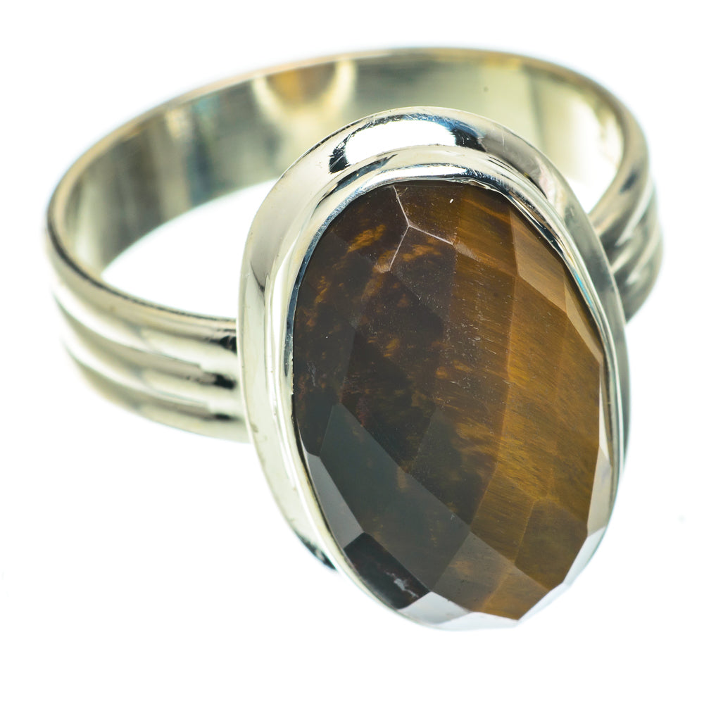 Tiger Eye Rings handcrafted by Anasilvercos - RING63954