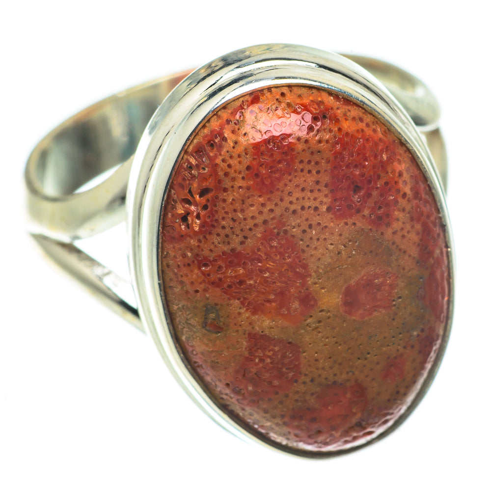 Sponge Coral Rings handcrafted by Anasilvercos - RING63956
