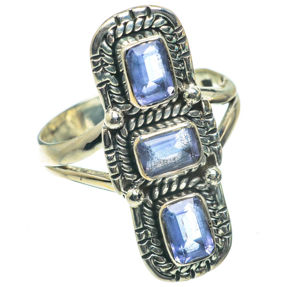 Color Change Alexandrite (lab.) Rings handcrafted by Anasilvercos - RING63960