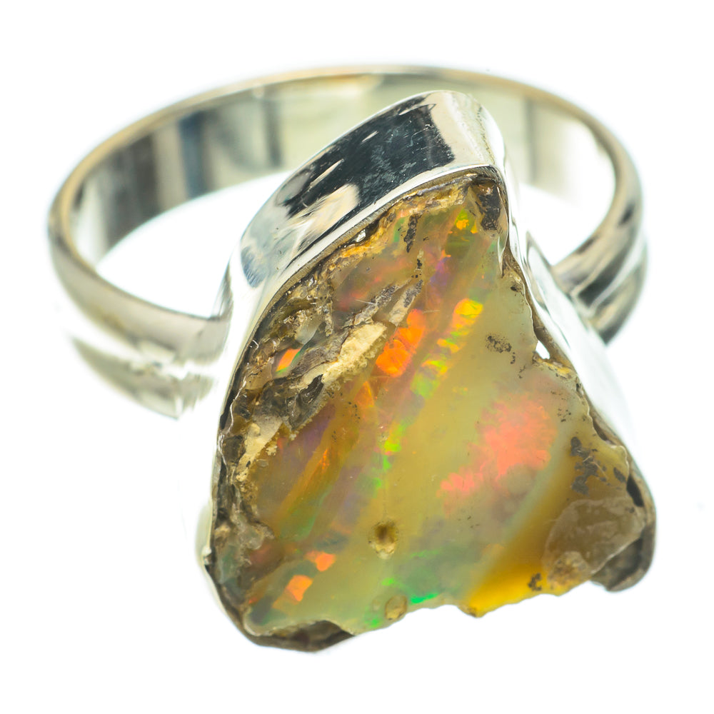 Ethiopian Opal Rings handcrafted by Anasilvercos - RING63966