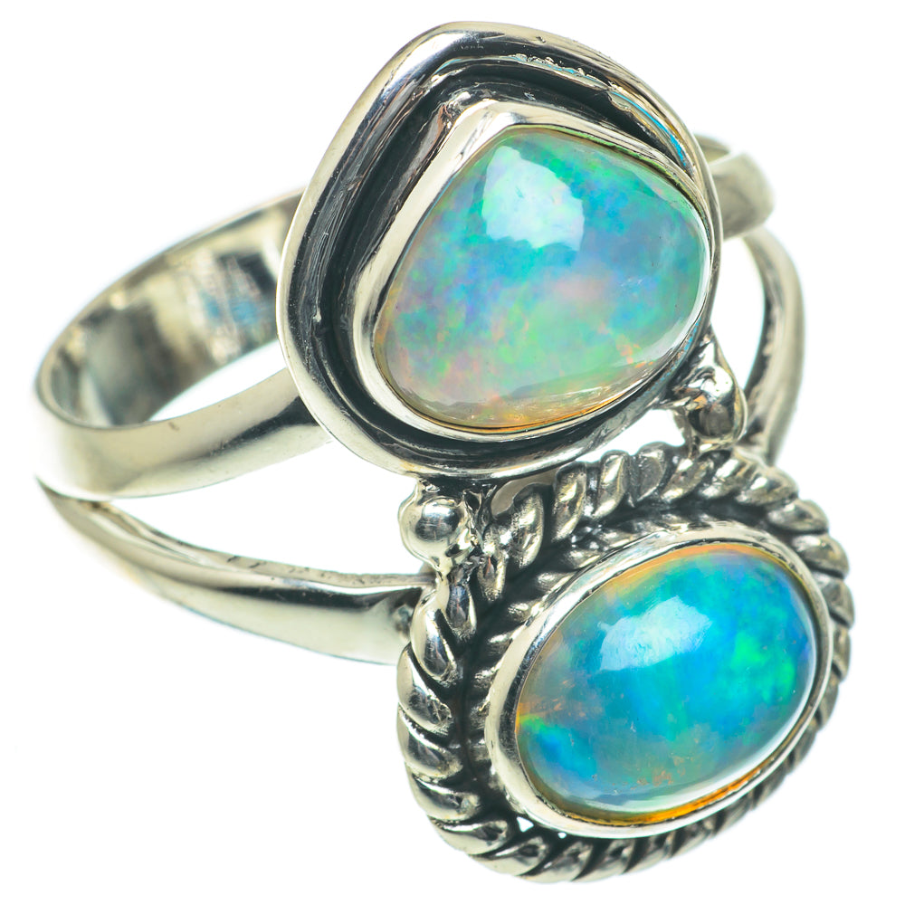 Ethiopian Opal Rings handcrafted by Anasilvercos - RING63967