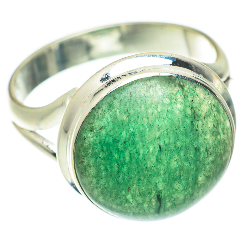 Green Aventurine Rings handcrafted by Anasilvercos - RING63987