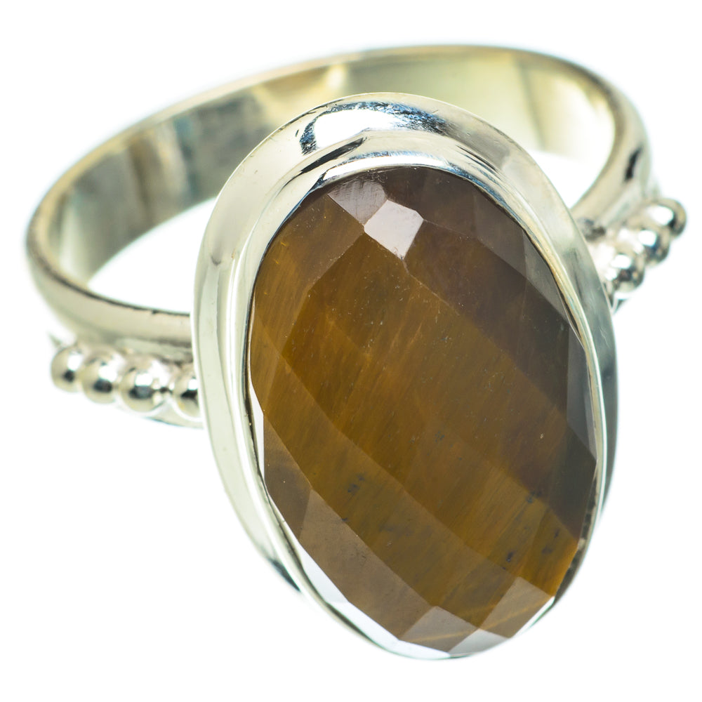 Tiger Eye Rings handcrafted by Anasilvercos - RING63989