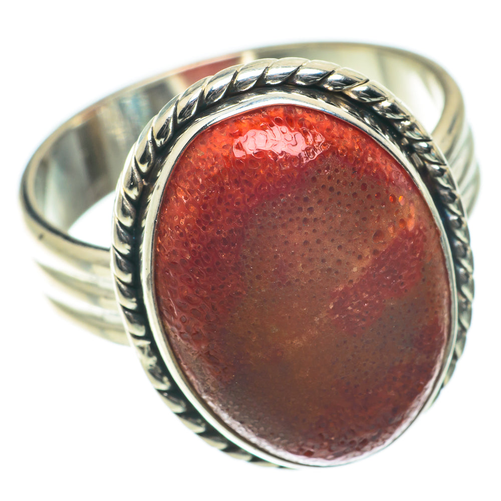 Sponge Coral Rings handcrafted by Anasilvercos - RING64005