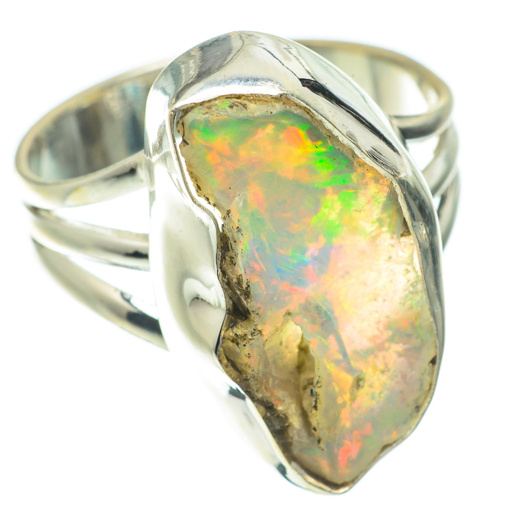Ethiopian Opal Rings handcrafted by Anasilvercos - RING64008