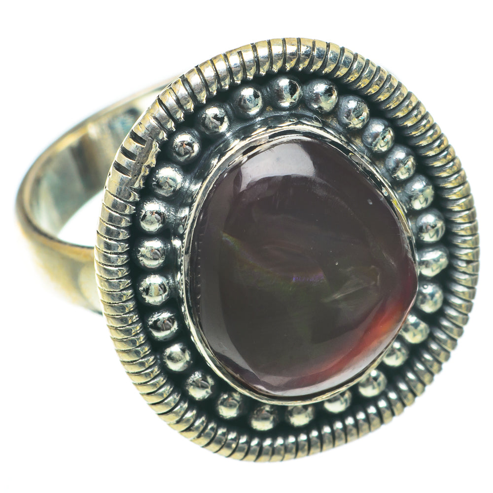 Mexican Fire Agate Rings handcrafted by Anasilvercos - RING64016