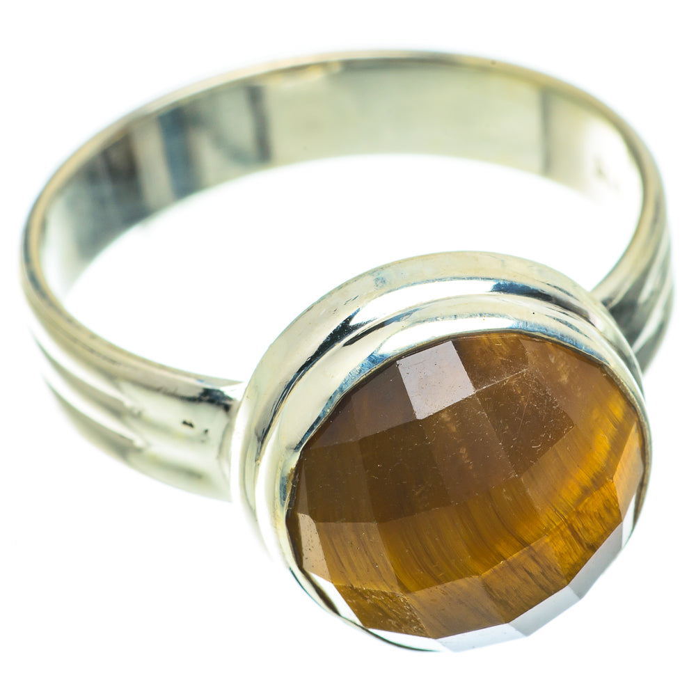 Tiger Eye Rings handcrafted by Anasilvercos - RING64027