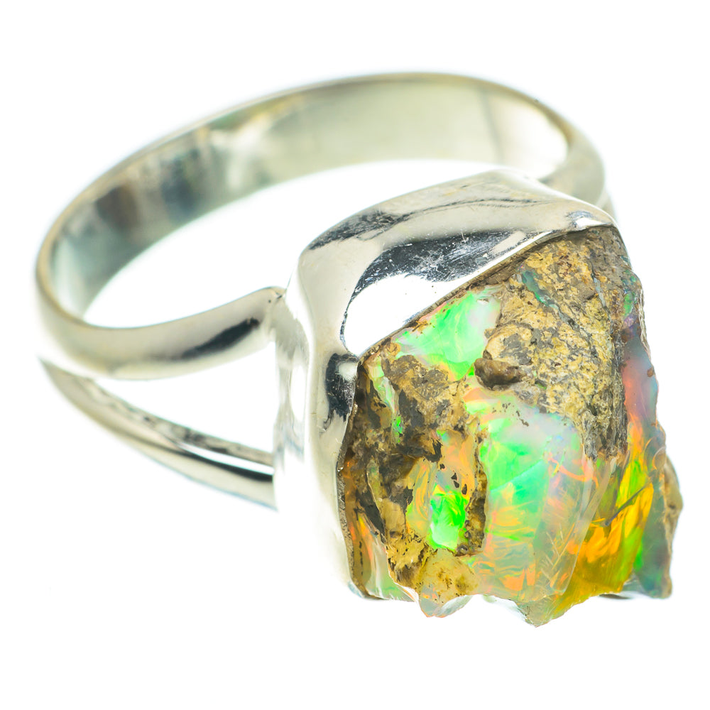 Ethiopian Opal Rings handcrafted by Anasilvercos - RING64052