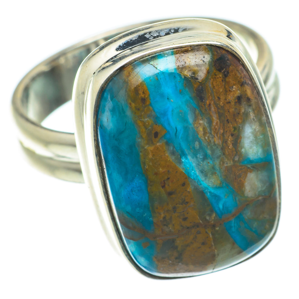 Chrysocolla Rings handcrafted by Anasilvercos - RING64068