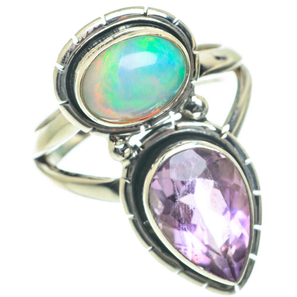 Amethyst Rings handcrafted by Anasilvercos - RING64071