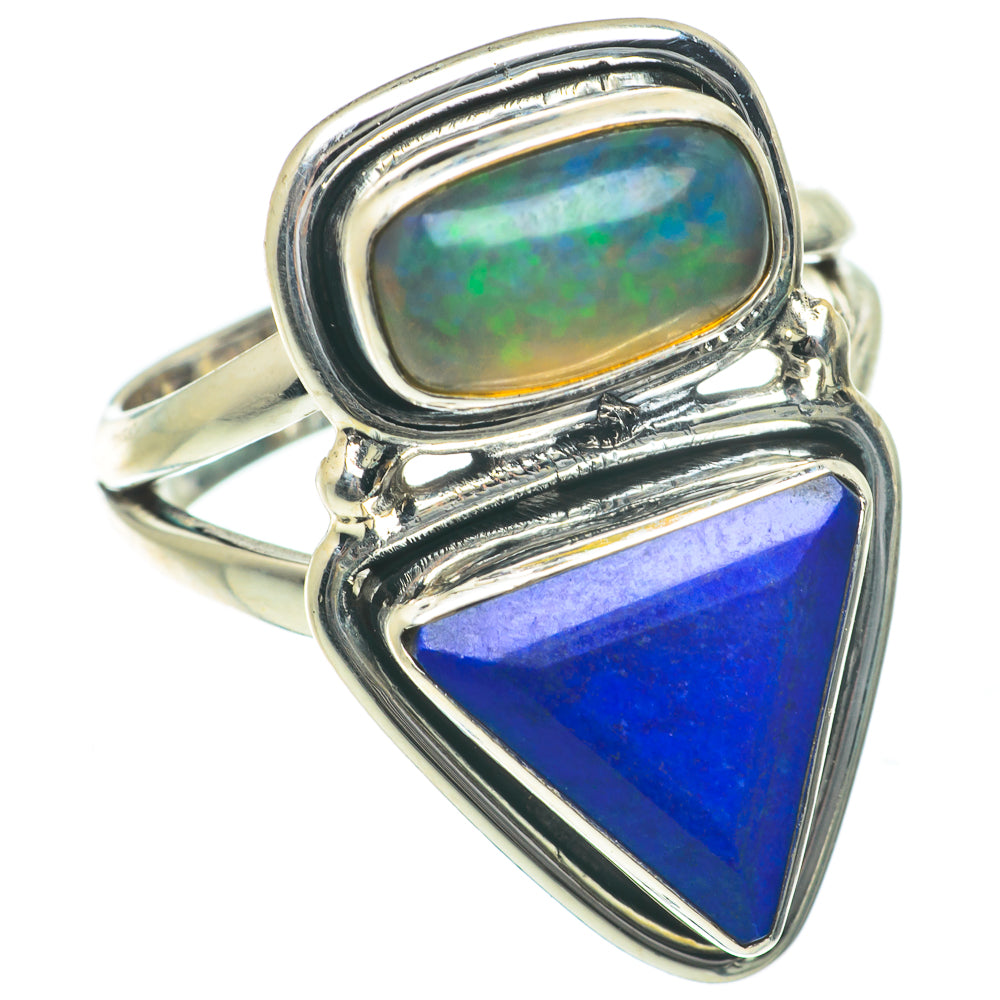 Lapis Lazuli Rings handcrafted by Anasilvercos - RING64076