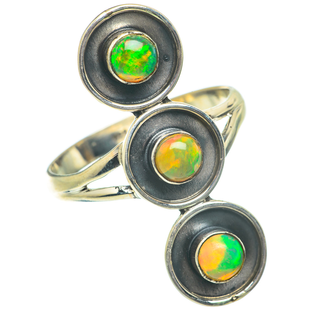 Ethiopian Opal Rings handcrafted by Anasilvercos - RING64079