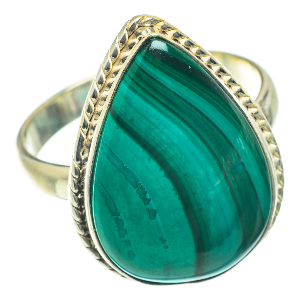 Malachite Rings handcrafted by Anasilvercos - RING64086