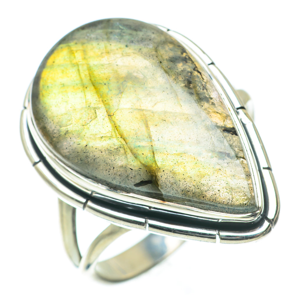 Labradorite Rings handcrafted by Anasilvercos - RING64089