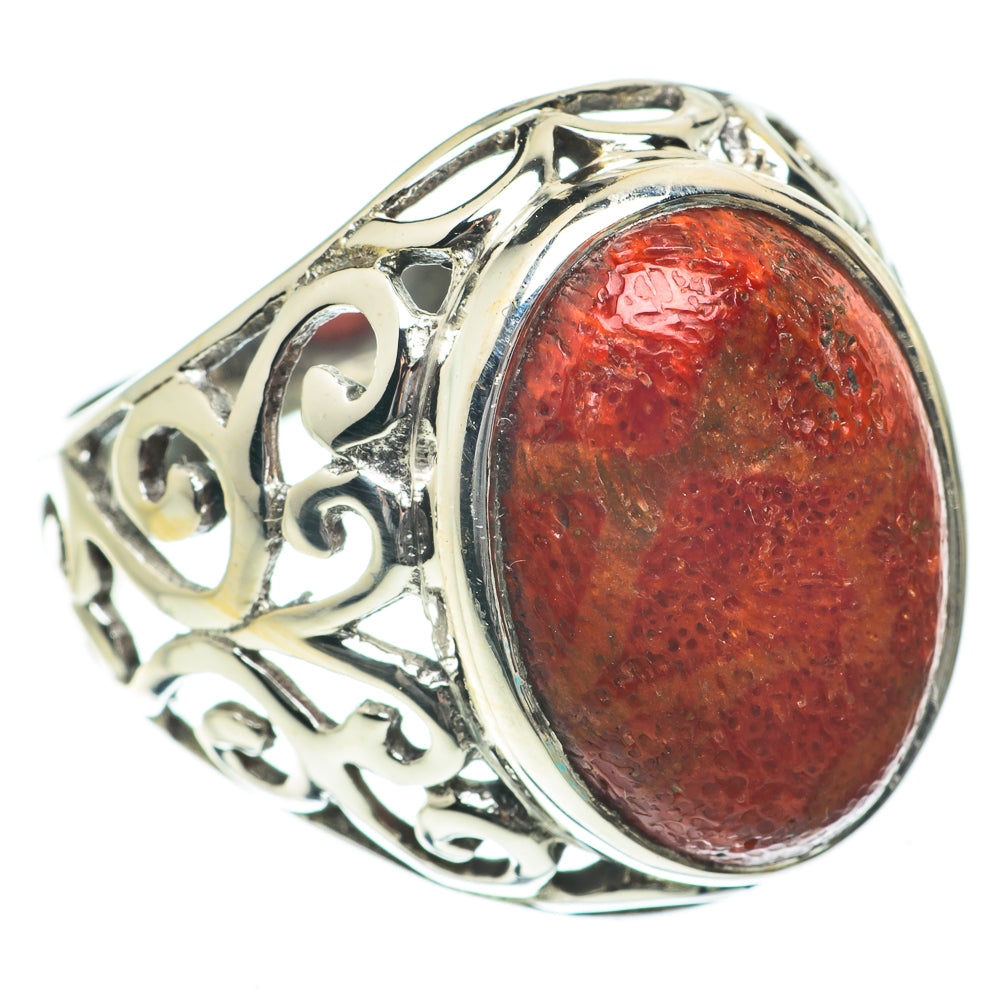 Sponge Coral Rings handcrafted by Anasilvercos - RING64092