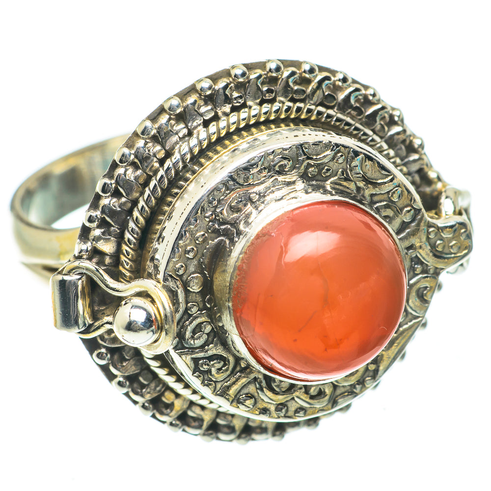 Carnelian Rings handcrafted by Anasilvercos - RING64093