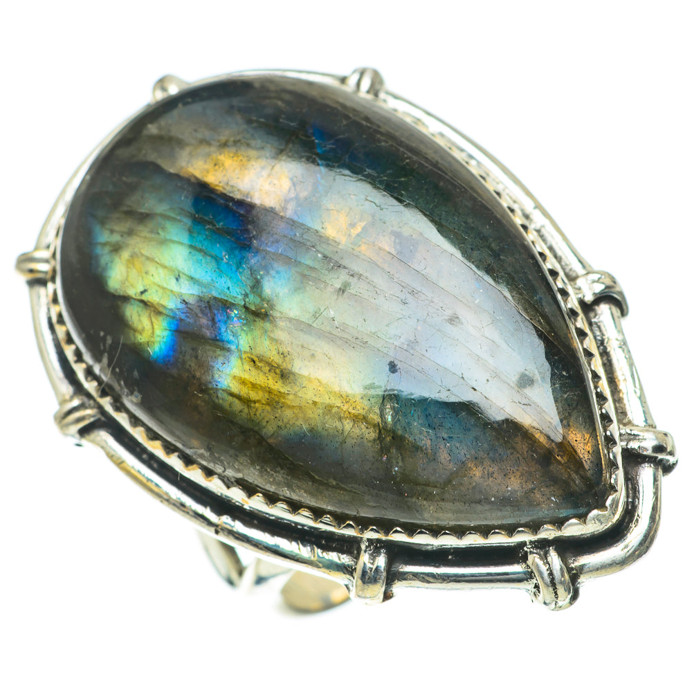 Labradorite Rings handcrafted by Anasilvercos - RING64104