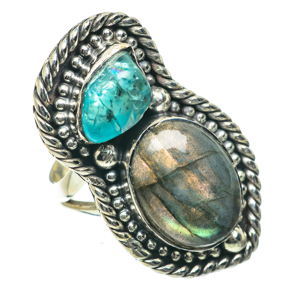 Labradorite Rings handcrafted by Anasilvercos - RING64109