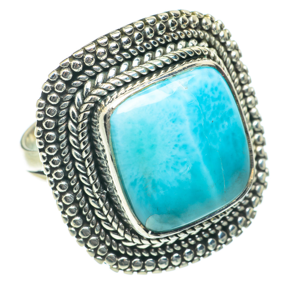 Larimar Rings handcrafted by Anasilvercos - RING64110